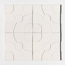 White Glossy Ceramic Accent Tiles 8x8