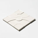 White Glossy Ceramic Accent Tiles 8x8