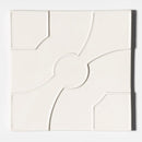 White Glossy Ceramic Accent Tiles 8x8