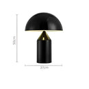 GobekUsa Iron Table Lamp: Nordic Design LED Desk Light for Bedroom Décor
