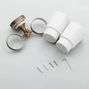 GobekUsa Brass Toothbrush Holder with 2 Cups Bathroom Accessories Wall Mounted Holder