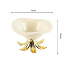 GobekUsa Golden Branches Ceramic Fruit Plate Tray Bowl Home Decoration Accessories