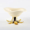 GobekUsa Golden Branches Ceramic Fruit Plate Tray Bowl Home Decoration Accessories