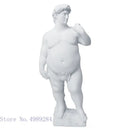 GobekUsa David Obesity Resin Sculpture: Nude Male Figure Art Home Decor Ornament