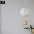 GobekUsa Hot Air Balloon Chandeliers - Handmade Rattan Fabric Kids Room Lamps