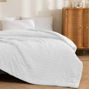 GobekUsa King Size Seersucker Quilt: Soft, Breathable, All-Season Comforter
