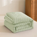 GobekUsa King Size Seersucker Quilt: Soft, Breathable, All-Season Comforter