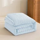 GobekUsa King Size Seersucker Quilt: Soft, Breathable, All-Season Comforter