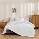 GobekUsa King Size Seersucker Quilt: Soft, Breathable, All-Season Comforter