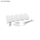 GobekUsa White LED Vanity Strip: Sphere Design for Dressing Room Minimalism and Enhanced Makeup Lighting