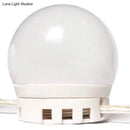 GobekUsa White LED Vanity Strip: Sphere Design for Dressing Room Minimalism and Enhanced Makeup Lighting