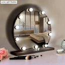 GobekUsa White LED Vanity Strip: Sphere Design for Dressing Room Minimalism and Enhanced Makeup Lighting