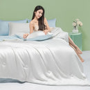 GobekUsa Cool Feel Summer Quilt: Grade A Ice, Extra Soft, Quick Drying Quilted Blanket