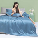 GobekUsa Cool Feel Summer Quilt: Grade A Ice, Extra Soft, Quick Drying Quilted Blanket