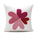 White love floral decorative sofa pillowcase living room cushion cover by Decorbites