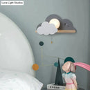 GobekUsa Nordic Macaron LED Cloud Glass Wall Lamps for Children Room