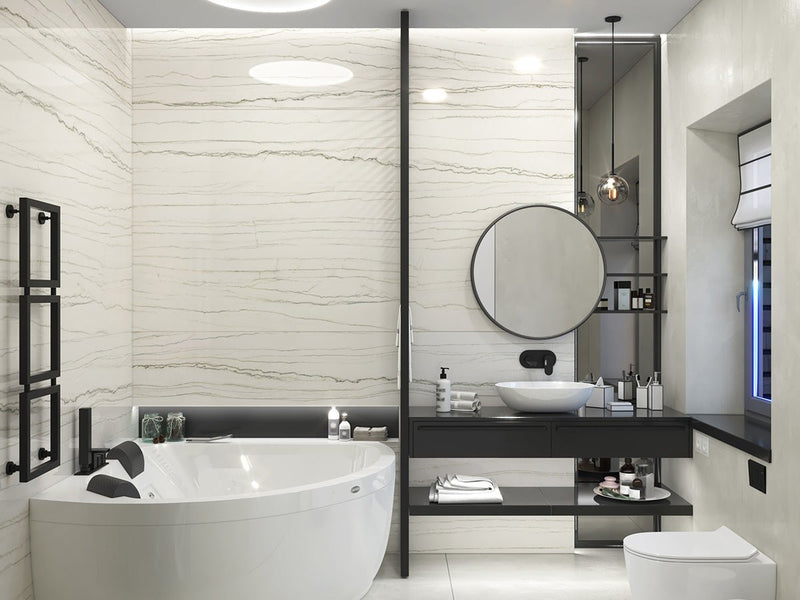 White Macaubas Veincut Quartzite