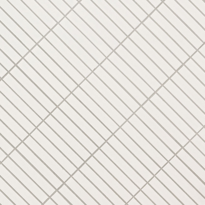 MSI White Matte 1x6 Stack Pattern, photo 3 of 8