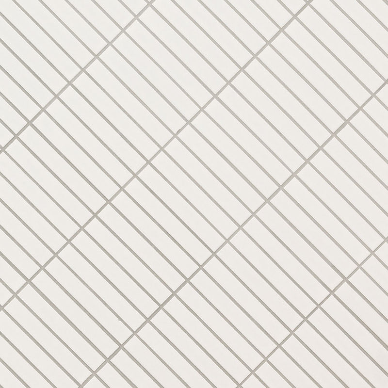 MSI White Matte 1x6 Stack Pattern, photo 3 of 8
