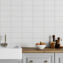 White Matte Ceramic Tiles 4x8