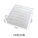 White mesh underwear organizer box set bedroom wardrobe storage by Decorbites