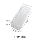White mesh underwear organizer box set bedroom wardrobe storage by Decorbites