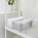 White mesh underwear organizer box set bedroom wardrobe storage by Decorbites