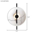 GobekUsa White Minimalist Acrylic LED Wall Sconce Lamp with Warm/White Light