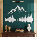 Mountain and Forest Metal Wall Art