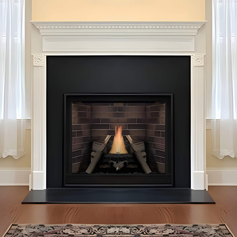 White Mountain Hearth Tahoe 36" Clean Face Direct Vent Natural Gas Traditional Premium Fireplace [DVCP36BP30N/70N] (SAK26519)