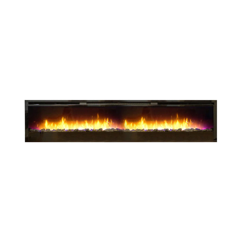 White Mountain Hearth Nexfire 74" Contemporary Linear Electric Wall Mount Fireplace [EBL74] (SAK14782)