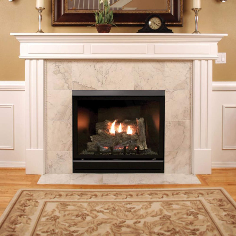 White Mountain Hearth Tahoe Clean Face Direct Vent Deluxe Fireplace With Millivolt Control And On/Off Switch [DVCD32FP30N/P] (SAK72051)