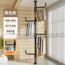 GobekUsa Clothing Storage Hanging Rail Coat Rack for Bedroom and Living Room