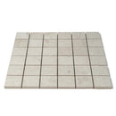 White Natural Matte Straight Joint 2x2 Porcelain Mosaics 12x12
