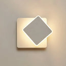 GobekUsa White Nordic Style LED Wall Sconce - Shaded Acrylic Corridor Light Fixture