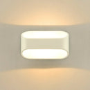 GobekUsa White Nordic Style LED Wall Sconce - Shaded Acrylic Corridor Light Fixture