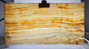 White Onyx Bookmatching Polished Marble Slab
