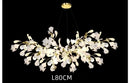 GobekUsa Ginkgo Chandelier Villa Duplex Pendant Light for Living Room & Hotel Lobby