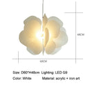 GobekUsa Butterfly Pendant Light: Nordic LED G9 Chandelier for Home Decorations