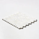 White Pearl Honed Hexagon 1x1 Marble Mosaics 11 1/2x12 1/4