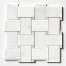 White Pearl Multi Finish Pinwheel Marble Mosaics 10 5/8x10 5/8