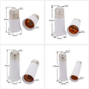 White plastic e27 socket extender lamp adapter kitchen light fitting by Decorbites