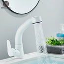GobekUsa Lift-Up Bathroom Sink Faucet Chrome Finish 360-degree Rotation Water Mixer