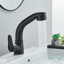 GobekUsa Lift-Up Bathroom Sink Faucet Chrome Finish 360-degree Rotation Water Mixer