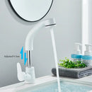 GobekUsa Lift-Up Bathroom Sink Faucet Chrome Finish 360-degree Rotation Water Mixer