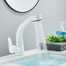 GobekUsa Lift-Up Bathroom Sink Faucet Chrome Finish 360-degree Rotation Water Mixer