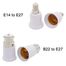 White plastic lamp base converter living room socket adapter by Decorbites