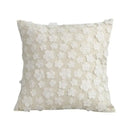 White plum blossom butterfly cushion cover living room tasseled pillow by Decorbites