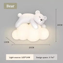 GobekUsa Bear LED Wall Lamps for Children's Room