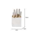 GobekUsa Crystal Stone Marble Ornament | Clear Natural Decorative Figurines for Home Decor